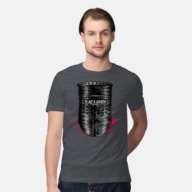 But A Scratch Helmet-Mens-Premium-Tee-rocketman_art