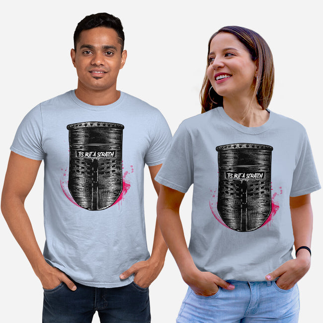 But A Scratch Helmet-Unisex-Basic-Tee-rocketman_art