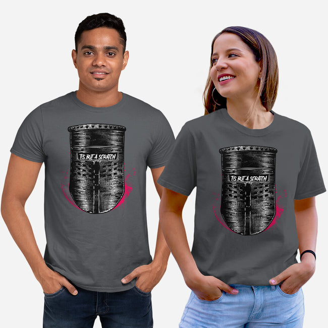 But A Scratch Helmet-Unisex-Basic-Tee-rocketman_art