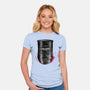 But A Scratch Helmet-Womens-Fitted-Tee-rocketman_art