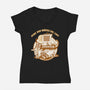 Some Who Wander Are Lost-Womens-V-Neck-Tee-palmstreet
