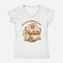 Some Who Wander Are Lost-Womens-V-Neck-Tee-palmstreet