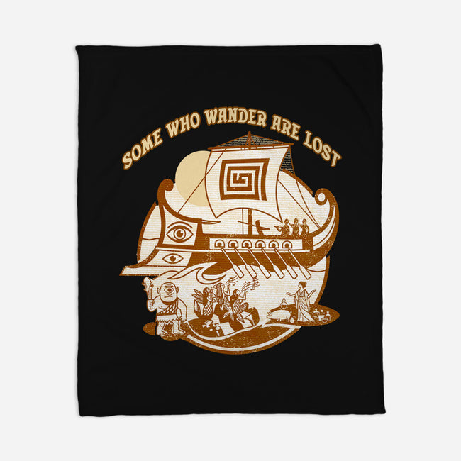 Some Who Wander Are Lost-None-Fleece-Blanket-palmstreet
