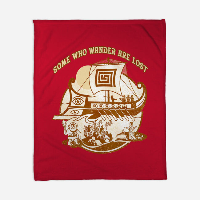 Some Who Wander Are Lost-None-Fleece-Blanket-palmstreet