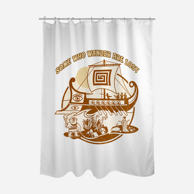 Some Who Wander Are Lost-None-Polyester-Shower Curtain-palmstreet