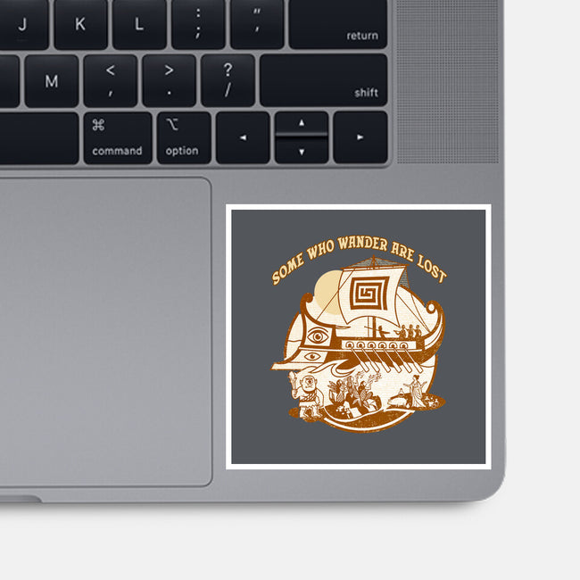 Some Who Wander Are Lost-None-Glossy-Sticker-palmstreet