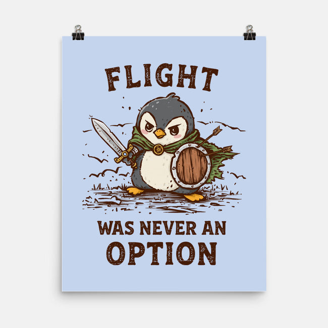 Flight Was Never An Option-None-Matte-Poster-kg07