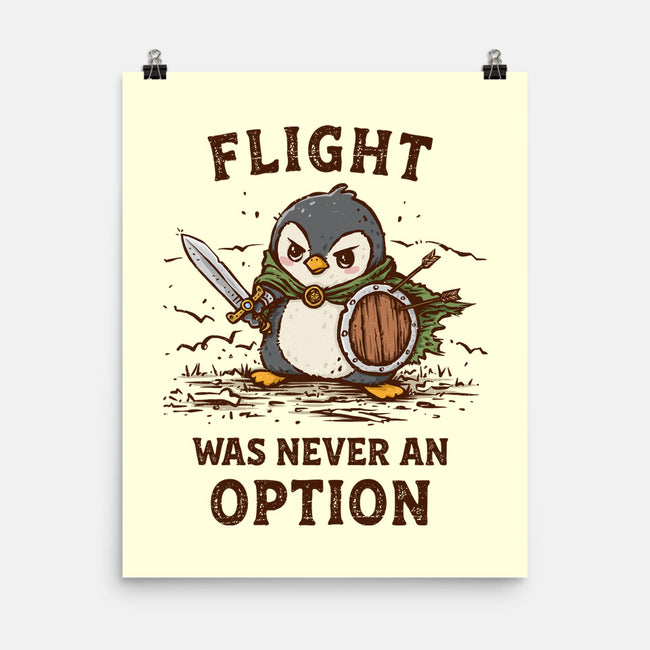 Flight Was Never An Option-None-Matte-Poster-kg07