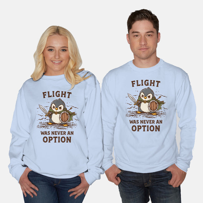 Flight Was Never An Option-Unisex-Crew Neck-Sweatshirt-kg07