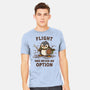 Flight Was Never An Option-Mens-Heavyweight-Tee-kg07