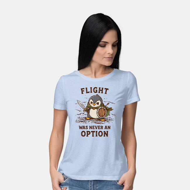 Flight Was Never An Option-Womens-Basic-Tee-kg07