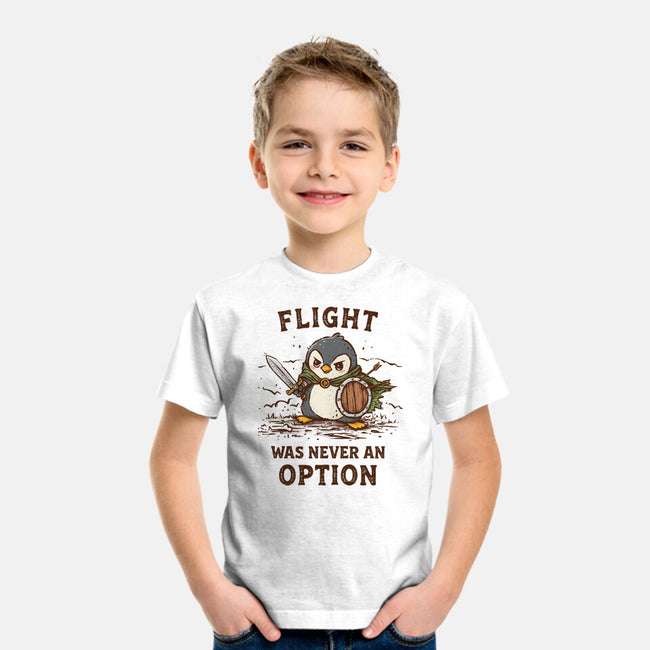 Flight Was Never An Option-Youth-Basic-Tee-kg07