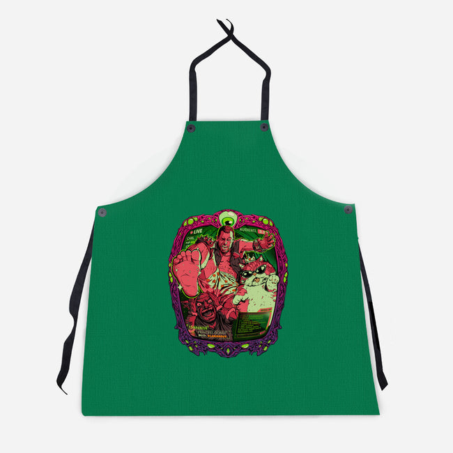Live From The Dungeon-Unisex-Kitchen-Apron-Hafaell