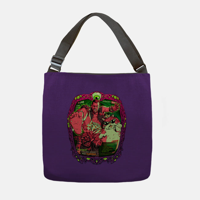 Live From The Dungeon-None-Adjustable Tote-Bag-Hafaell