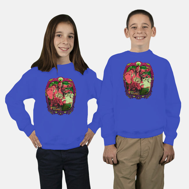 Live From The Dungeon-Youth-Crew Neck-Sweatshirt-Hafaell