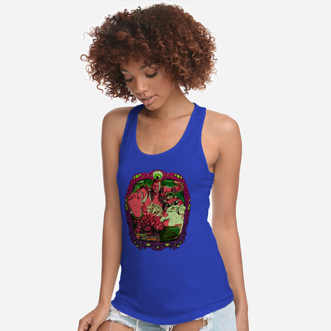 Live From The Dungeon-Womens-Racerback-Tank-Hafaell