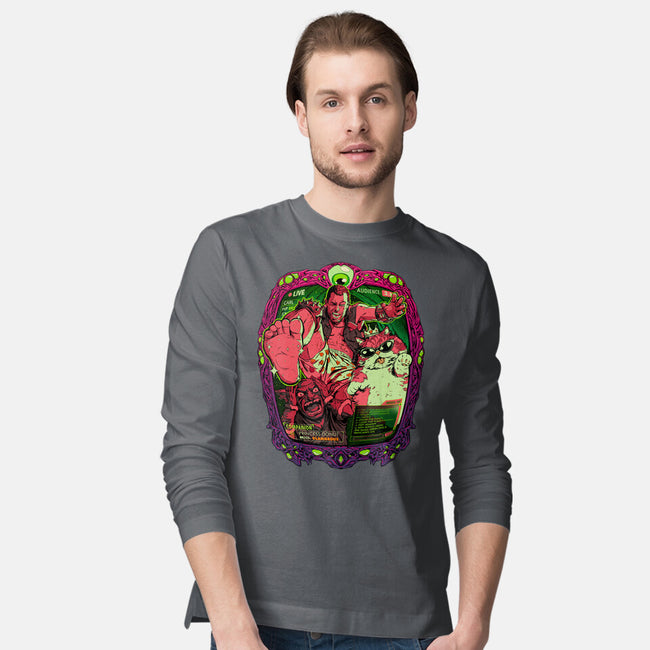 Live From The Dungeon-Mens-Long Sleeved-Tee-Hafaell