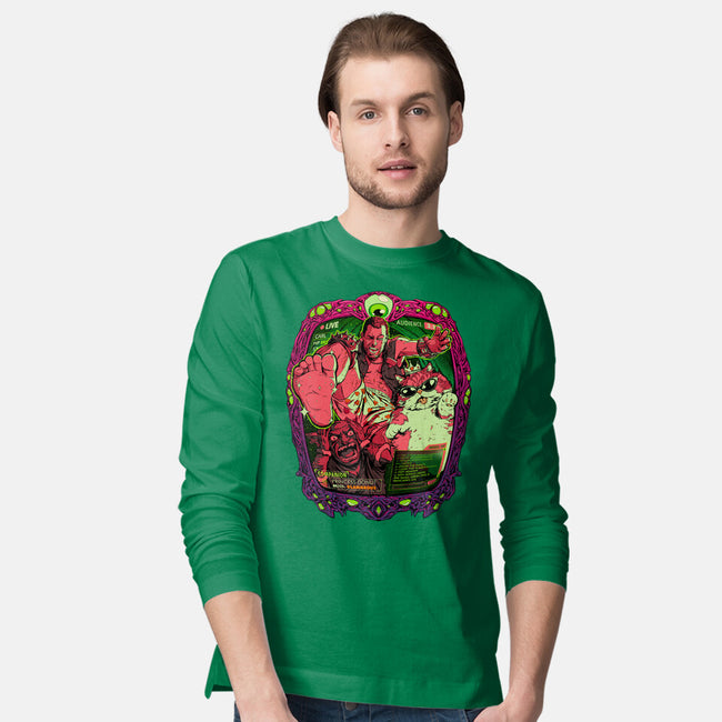 Live From The Dungeon-Mens-Long Sleeved-Tee-Hafaell