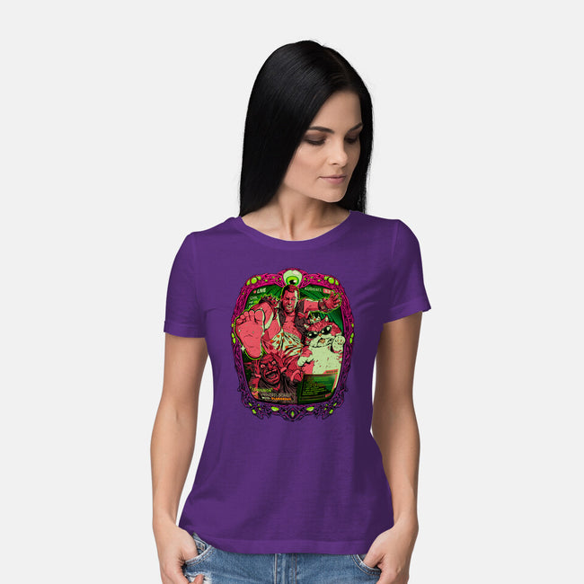 Live From The Dungeon-Womens-Basic-Tee-Hafaell