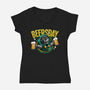 Beersday-Womens-V-Neck-Tee-teesgeex