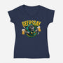 Beersday-Womens-V-Neck-Tee-teesgeex