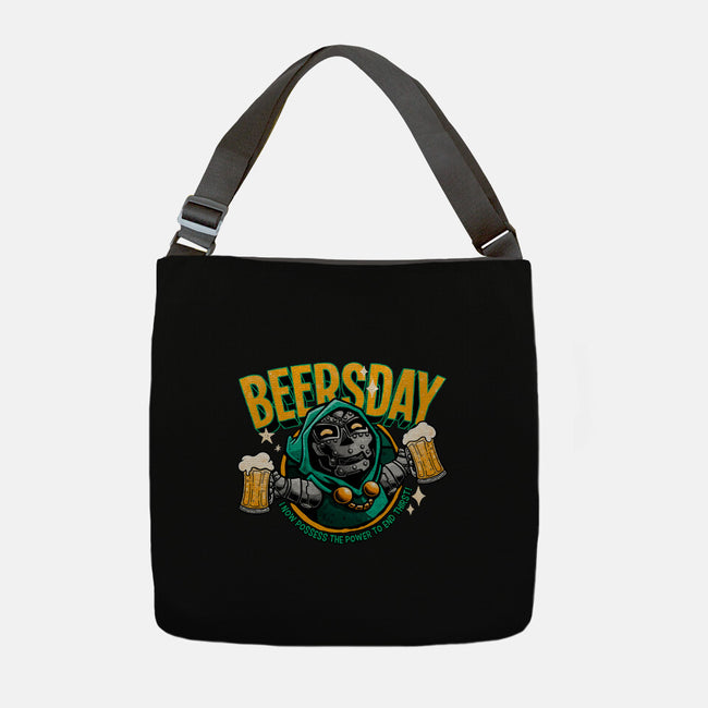 Beersday-None-Adjustable Tote-Bag-teesgeex