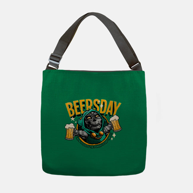Beersday-None-Adjustable Tote-Bag-teesgeex