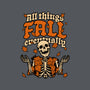 Skeleton Autumn Leaves-None-Basic Tote-Bag-Studio Mootant