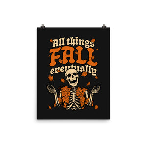 Skeleton Autumn Leaves