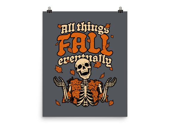 Skeleton Autumn Leaves