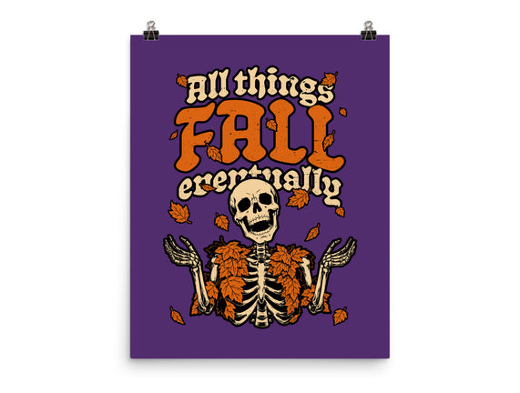 Skeleton Autumn Leaves