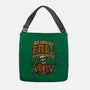 Skeleton Autumn Leaves-None-Adjustable Tote-Bag-Studio Mootant
