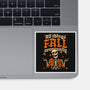 Skeleton Autumn Leaves-None-Glossy-Sticker-Studio Mootant