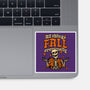 Skeleton Autumn Leaves-None-Glossy-Sticker-Studio Mootant