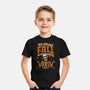 Skeleton Autumn Leaves-Youth-Basic-Tee-Studio Mootant