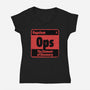 Element Of Science Discovery-Womens-V-Neck-Tee-Studio Mootant