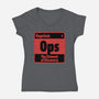 Element Of Science Discovery-Womens-V-Neck-Tee-Studio Mootant