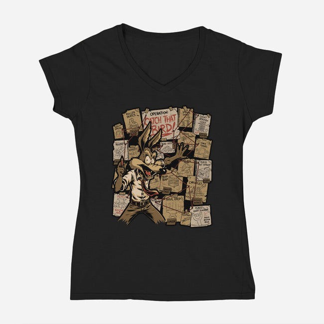 Conspiracy Animation Meme-Womens-V-Neck-Tee-Studio Mootant