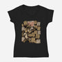 Conspiracy Animation Meme-Womens-V-Neck-Tee-Studio Mootant