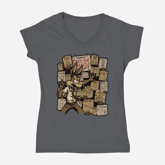 Conspiracy Animation Meme-Womens-V-Neck-Tee-Studio Mootant