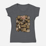 Conspiracy Animation Meme-Womens-V-Neck-Tee-Studio Mootant
