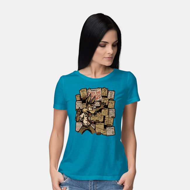 Conspiracy Animation Meme-Womens-Basic-Tee-Studio Mootant