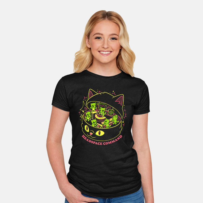 Headspace Command-Womens-Fitted-Tee-eduely