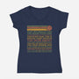 There Are Rules-Womens-V-Neck-Tee-kg07