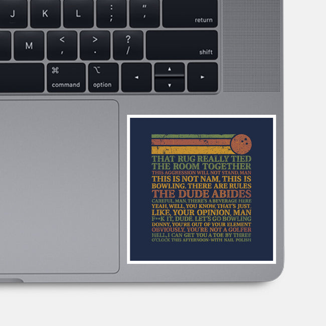 There Are Rules-None-Glossy-Sticker-kg07