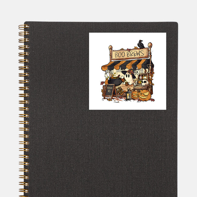 Boo Brews-None-Glossy-Sticker-fanfabio