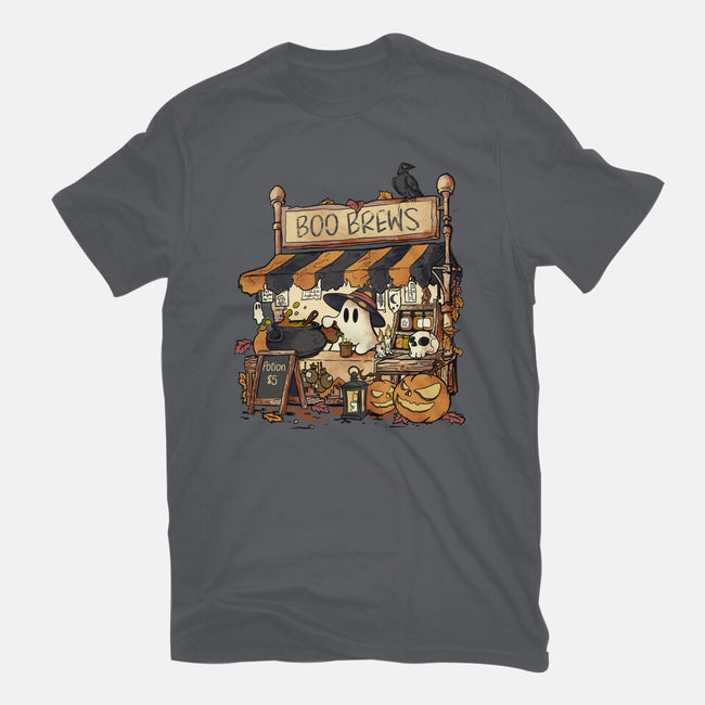 Boo Brews-Womens-Basic-Tee-fanfabio