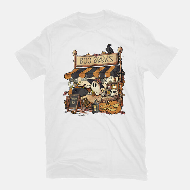 Boo Brews-Womens-Basic-Tee-fanfabio
