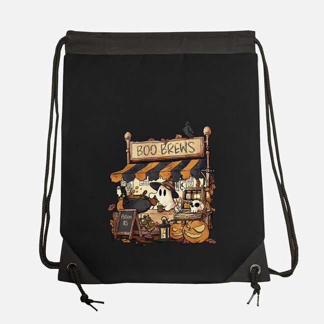 Boo Brews-None-Drawstring-Bag-fanfabio