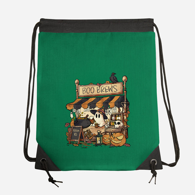 Boo Brews-None-Drawstring-Bag-fanfabio